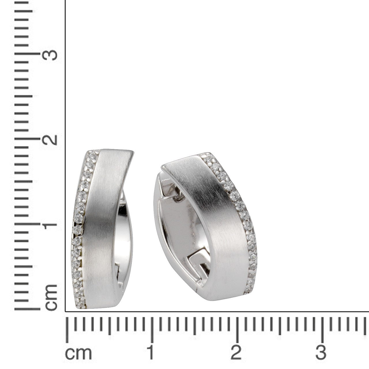 925 silver rhodium plated with zirconia
