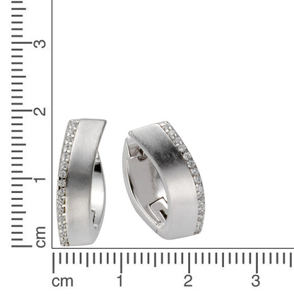925 silver rhodium plated with zirconia