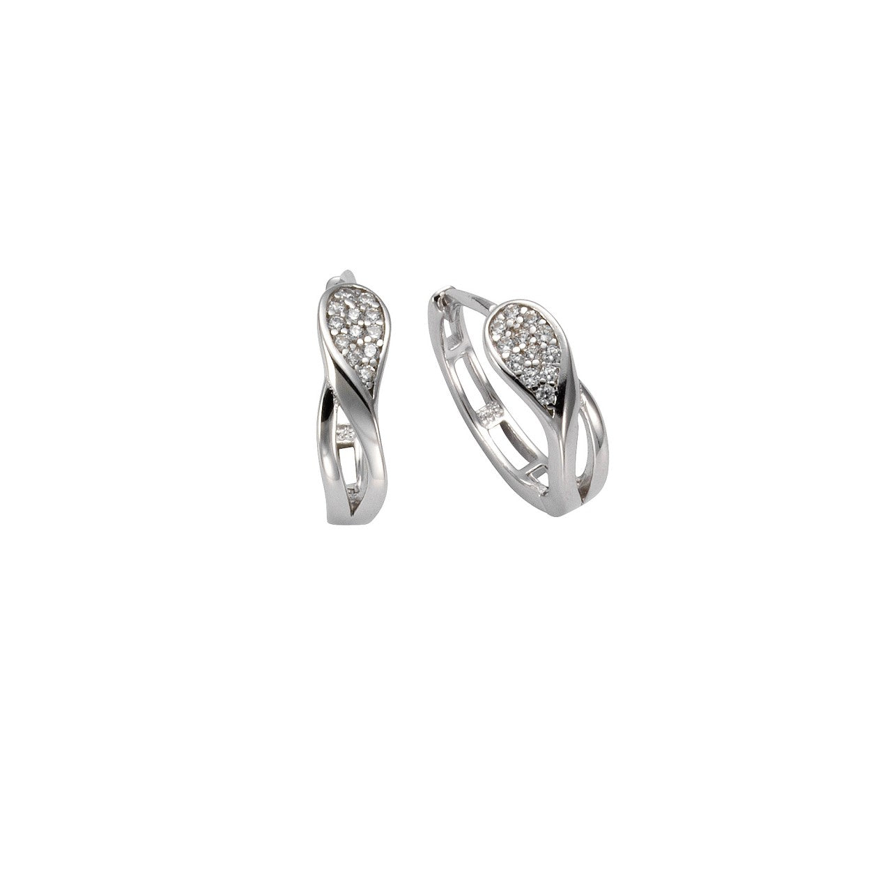 Creolen 925/- Sterling Silber rhodiniert