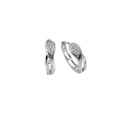 Creolen 925/- Sterling Silber rhodiniert