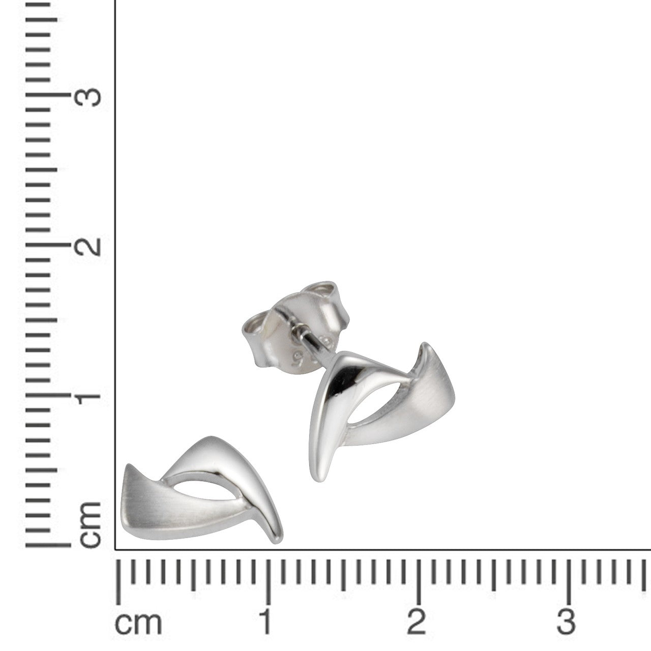 Ohrstecker 925 Silber rhodiniert
