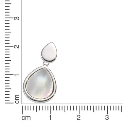 925 silver mother of pearl drops