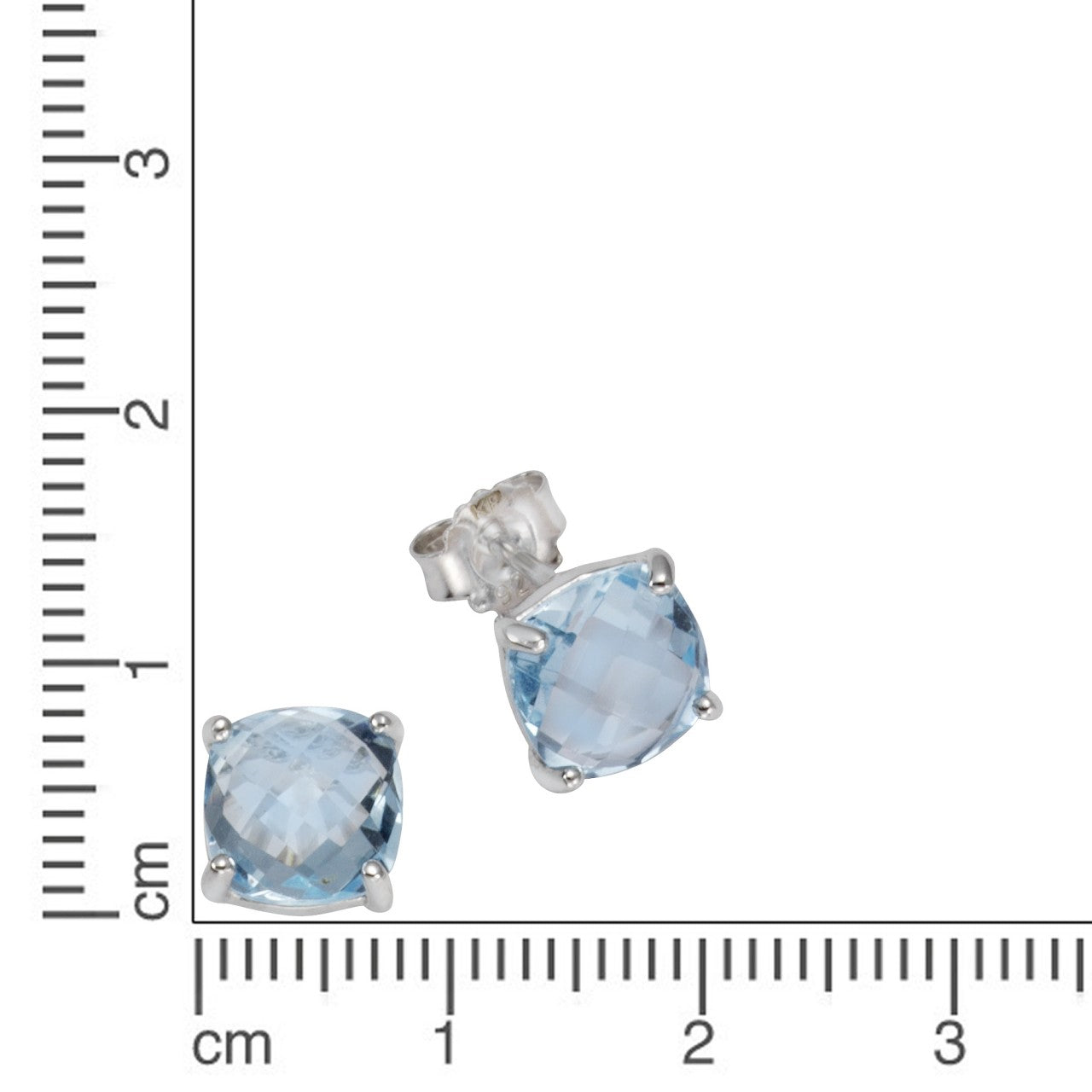 925/- Sterling Silver Blue Topaz