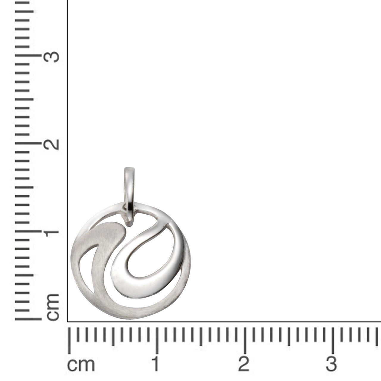 Anhänger 925/- Sterling Silber rhodiniert