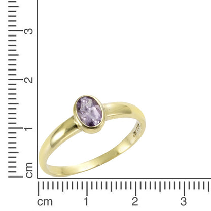 Ring 333/- Gelbgold mit Amethyst