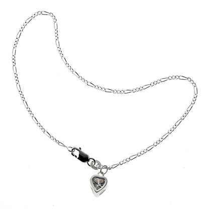 925 silver heart zirconia