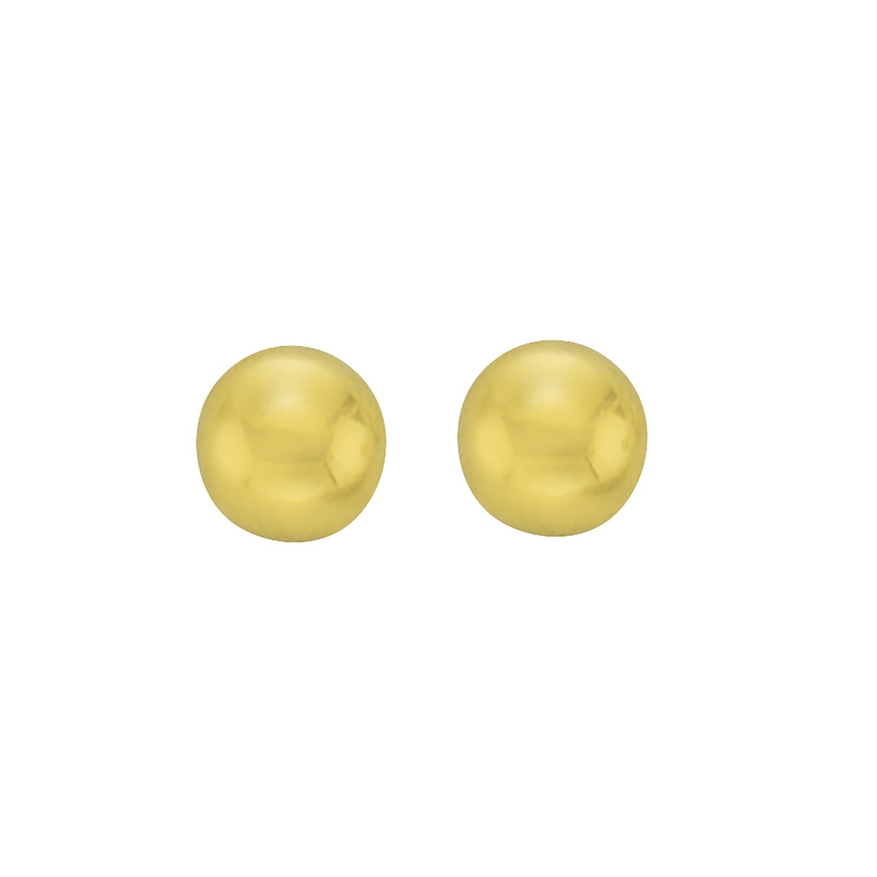 Unisex Ohrringe 333 Gold rund 3mm