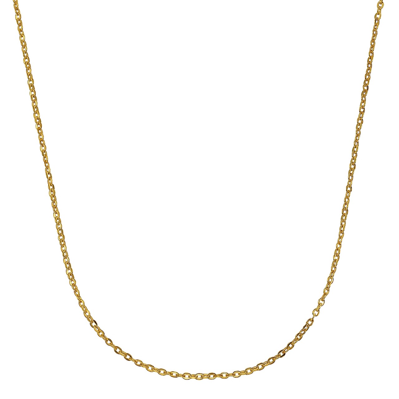 Necklace 585 gold anchor chain 42cm