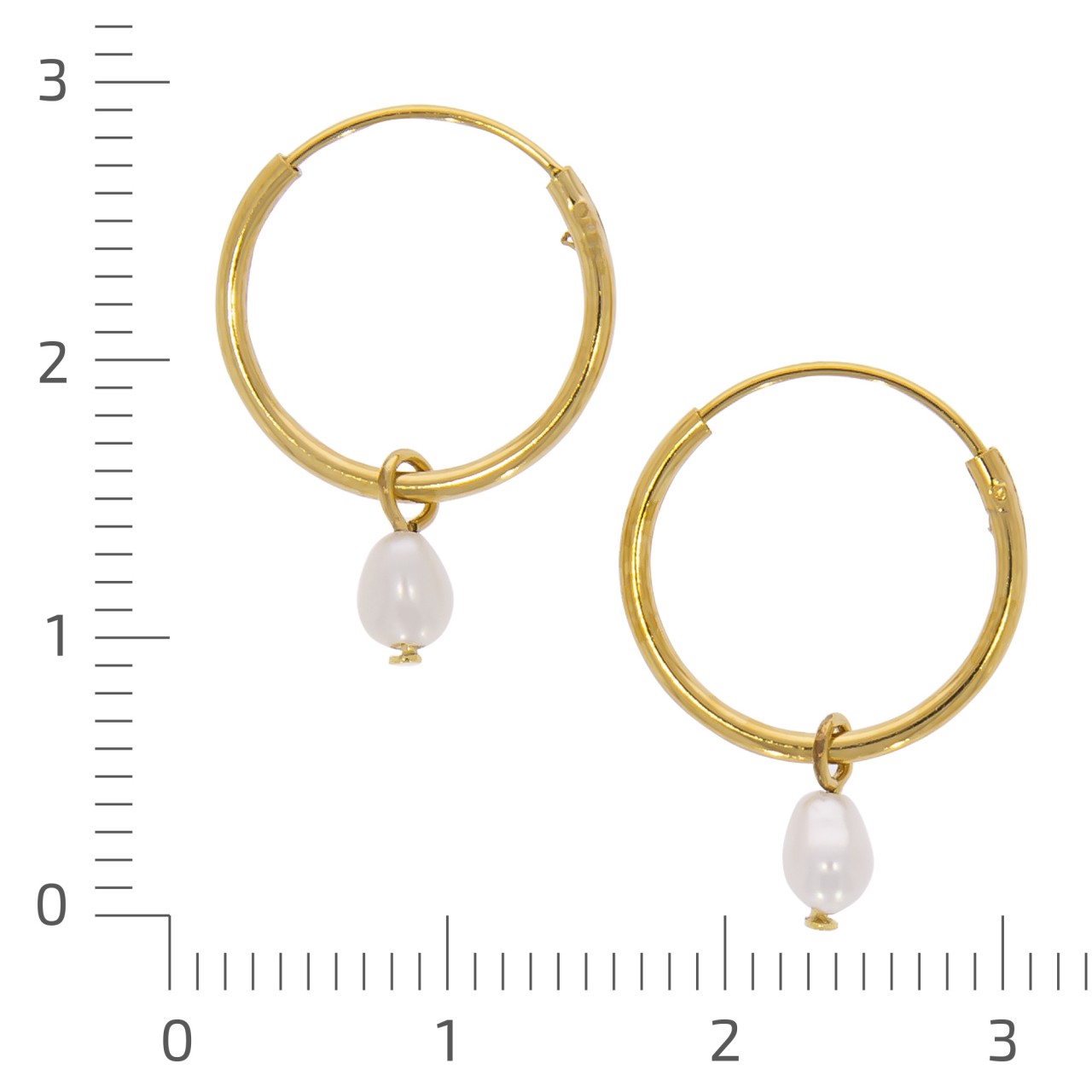 925 silver gold plated pearl white